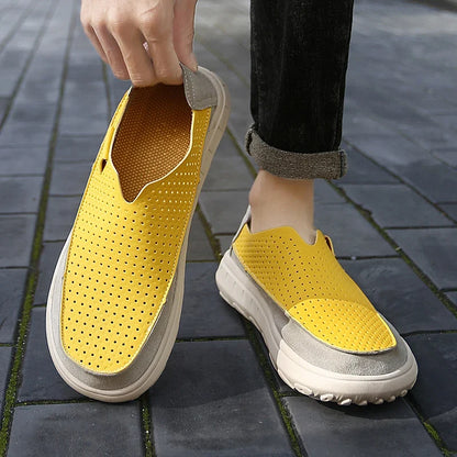 2026 New Men's Casual Shoes Fashion Comfortable Men's Shoes High Quality Leather Men Driving Shoes Handmade Flat Shoes Size 46