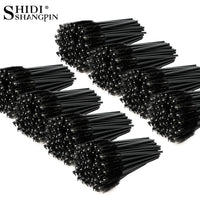 5/50Pcs Black Lashes Brush Cosmetics False Eyelashes Supplies Reusable Makeup Brushes Eyebrow Brush Mascara Wands Make Up Tools
