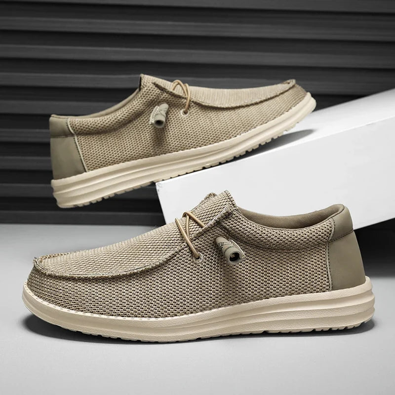 Plus Big Size 50 Dude Canvas Shoes Men Casual Slip on Shoes Alpargatas Hombre Moccasins Mocassin Homme Lightweight Breathable