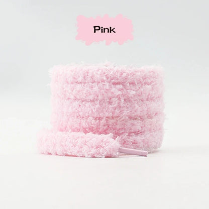 Fashion round plush laces Quality 1cm wide Sneakers Flats Casual laces Shoe accessories 80 /100 /120 /140 /160 Laces 1Pair
