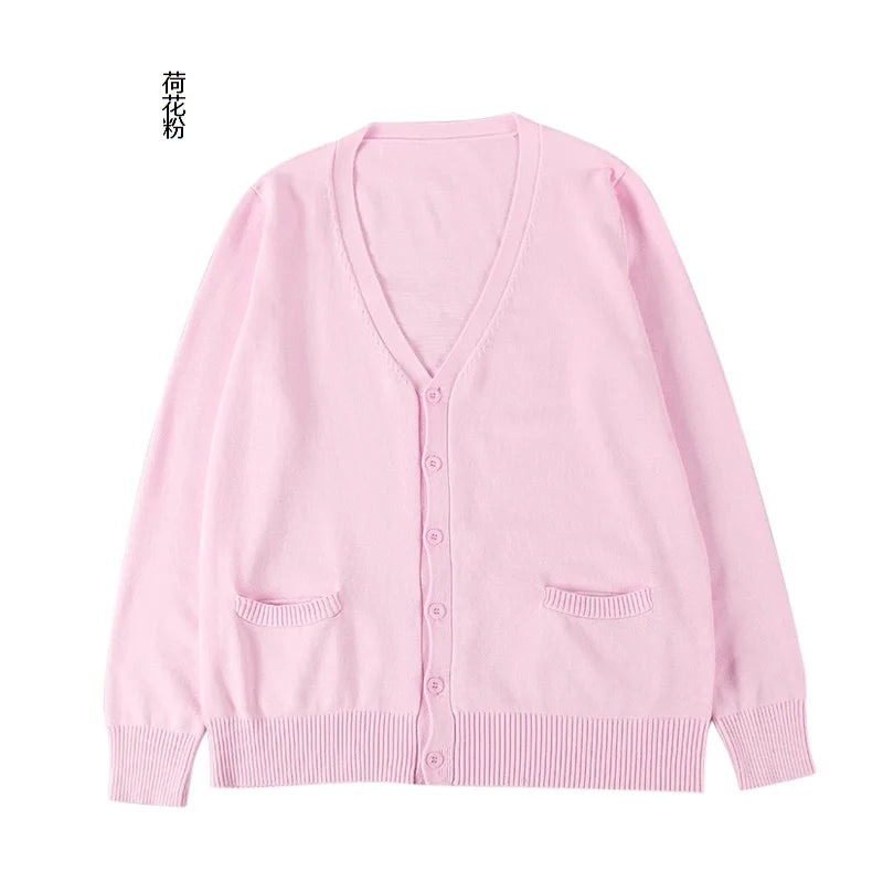 New Sweater Solid Candy Women Knit Top Fashion Female Cardigan Thin Spring Autumn Long Sleeve Adult Jacket Clothes Slim XS-2XL