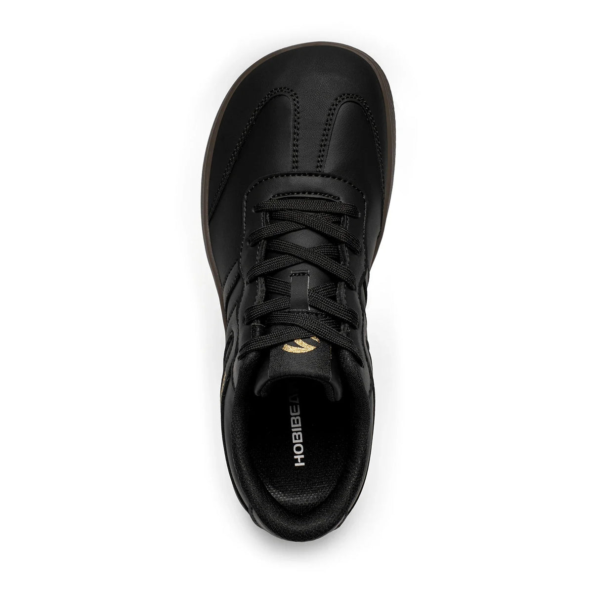 HOBIBEAR Unisex Wide Toe Shoes Artificial Leather Sneakers Casual Lace Up Retro Fashion Shoes for Women Men