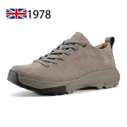 Men Sports Running Shoes Outdoor Walking Soft Casual Sneakers Fashion Designer Genuine Leather Sneaker Waterproof Shoes Men