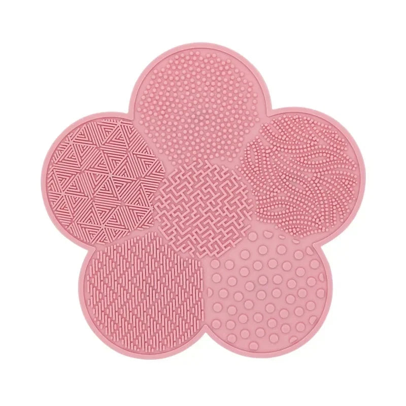 Silicone Makeup Brush Cleaner Folding Powder Puff Cleaning Bowl Eyeshadow Brushes Washing Soft Mat Beauty Tools Scrubber Box