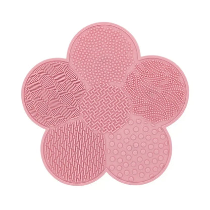 Silicone Makeup Brush Cleaner Folding Powder Puff Cleaning Bowl Eyeshadow Brushes Washing Soft Mat Beauty Tools Scrubber Box