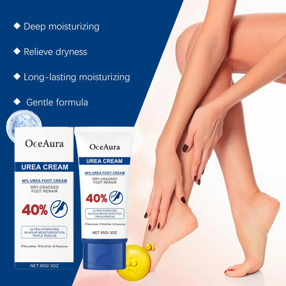 40% Urea Foot Cream Softening Dry Cracked Heels Deep Moisturizing Improve Roughness Remove Callus Exfoliation Foot Care Cream