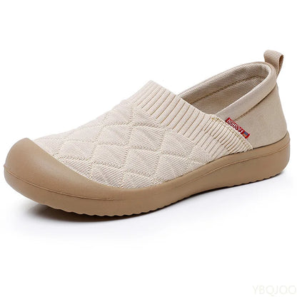 Spring and Autumn Fashion New Lightweight and Comfortable Women's Single Shoes with Soft Surface One Step Stepping Women's Shoes
