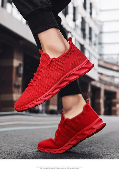 Breathable Men's Sneaker Casual Antiskid and Wear-resistant Jogging Men Sport Shoes Hot Sale Light Man Running Comfortable