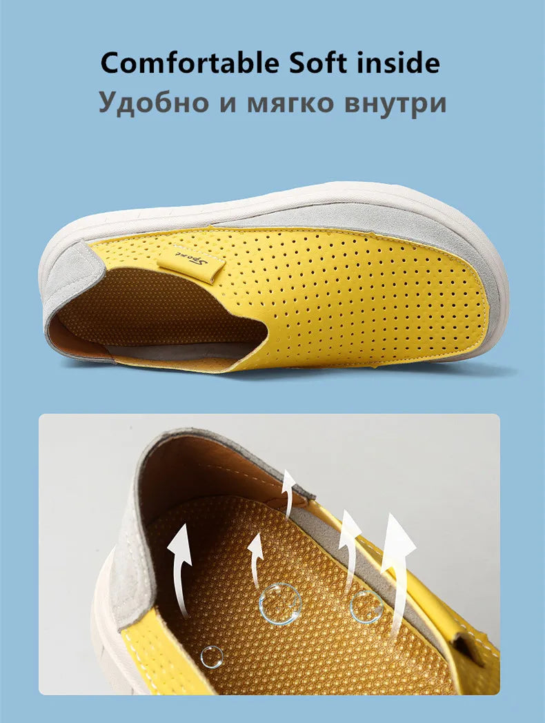 2026 New Men's Casual Shoes Fashion Comfortable Men's Shoes High Quality Leather Men Driving Shoes Handmade Flat Shoes Size 46