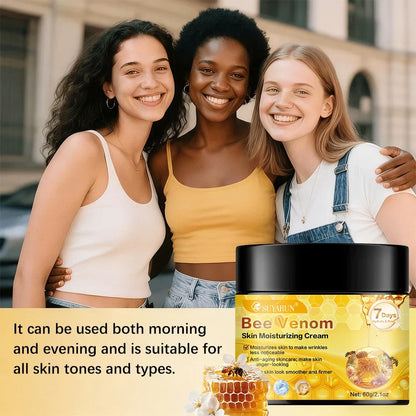 SUYARUN Bee Venom Moisturizing Cream Anti-Aging Face Care | Deep Hydration & Firming Natural Anti-Wrinkle Skincare for All Skin.
