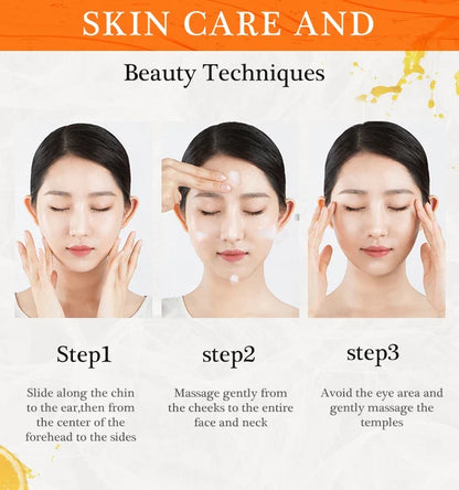JoyPretty Vitamin C Face Cream Whitening Hyaluronic Acid Moisturizing Dark Spot Remover Brightening Facial Cream Skin Care 50g