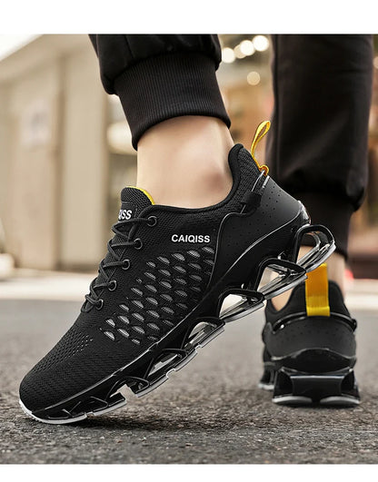 Casual Sneakers Mens Shock-absorb Running Shoes Lightweight Breathable Sports Shoes for Men 2026 New Trendy Gym Trainers for Man