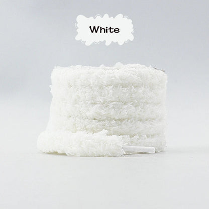 Fashion round plush laces Quality 1cm wide Sneakers Flats Casual laces Shoe accessories 80 /100 /120 /140 /160 Laces 1Pair