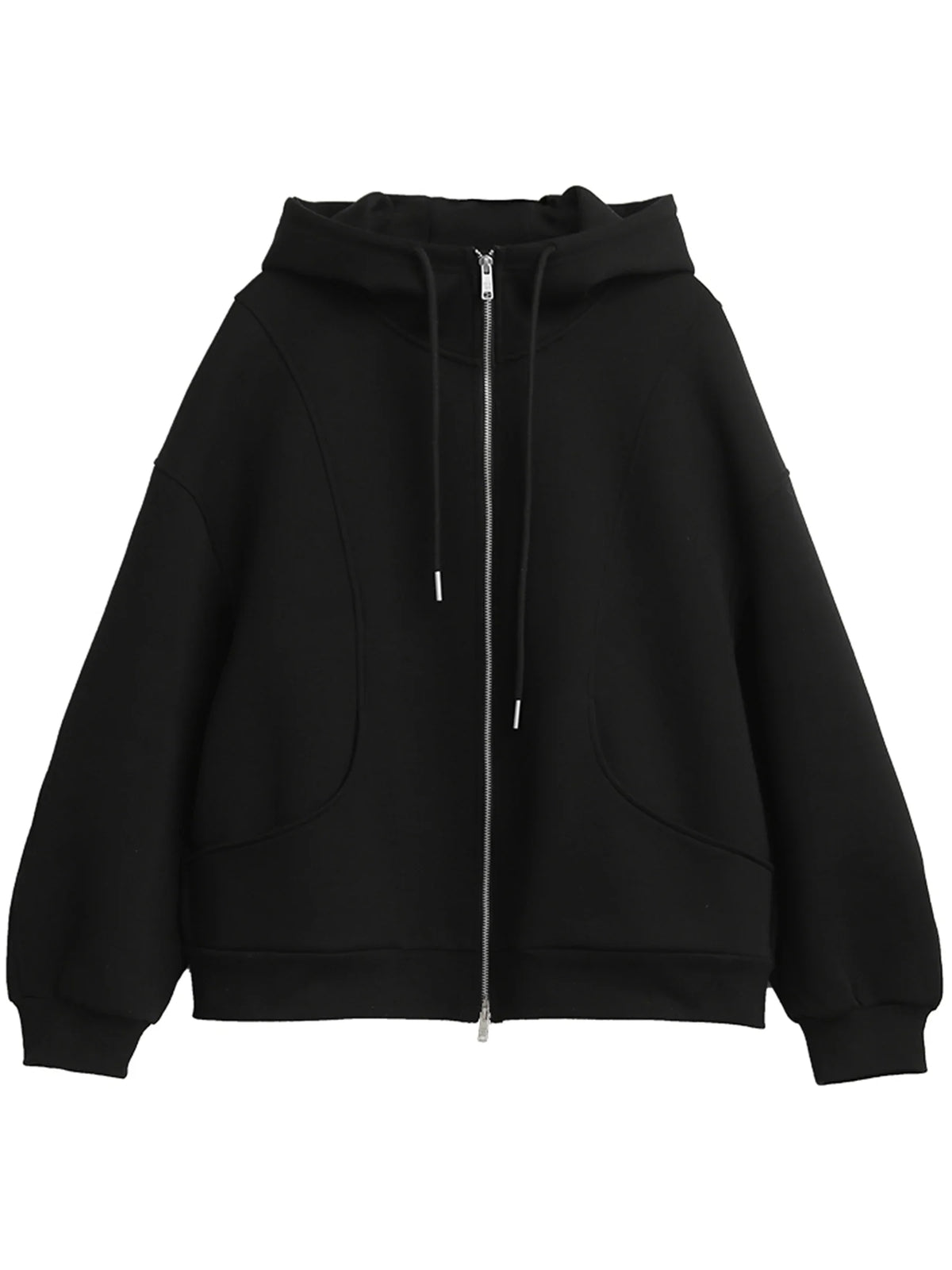 CHIC VEN Women Sweatshirts Loose New Drawstring Hooded Female Jacket BF Style Woman Sports Coat Spring Autumn 2025