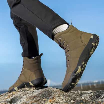 2026 New Unisex Sports Shoes Lightweight And Non Slip Walking Shoes Comfortable High Top Solid Color High-Quality Hiking Shoes