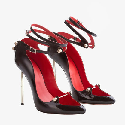 2026 Runway Women Pumps Crystal Metal Decoration High Heels Sandals For Women Luxury Designer Nightclubs Banquets Female Shoes