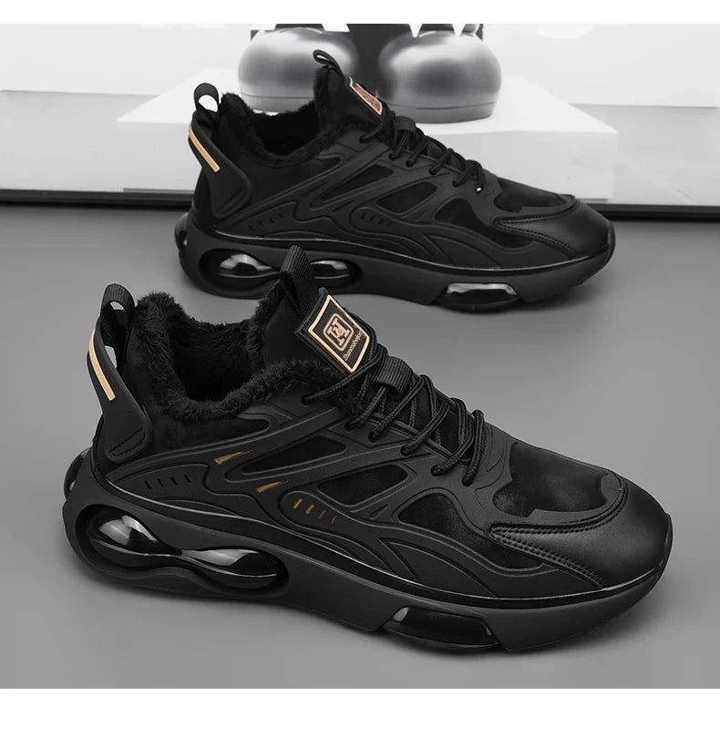 Couples casual sports shoes autumn winter warm plush cotton shoes Men Women fashion outdoor soft sole light racing running shoes