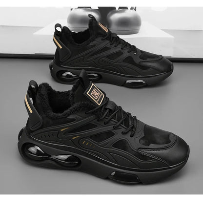 Couples casual sports shoes autumn winter warm plush cotton shoes Men Women fashion outdoor soft sole light racing running shoes