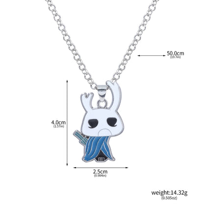 Game Hollow Knight Keychain The Grimm Theater Master Metal Keychain Pendant Game Peripheral Jewelry Unisex Keychain Pendant