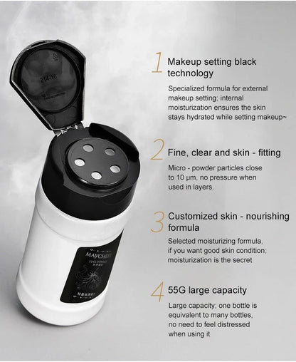 Oil Control Loose Powder Can Reduce Pores and Fine Lines, With a Long-lasting Matte Effect and Natural Facial Makeup Powder