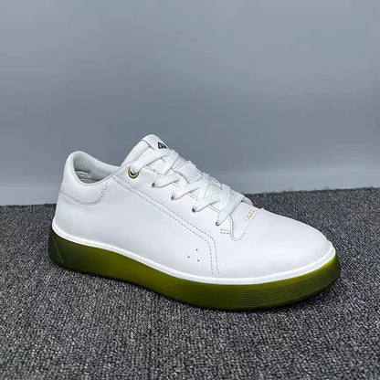 Fashion Genuine Leather Men Sneakers Breathable Comfort Classic Casual Shoes Mens Outdoor Walking Shoes Couple Footwear