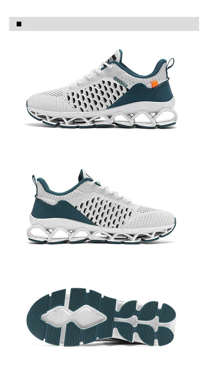 Casual Sneakers Mens Shock-absorb Running Shoes Lightweight Breathable Sports Shoes for Men 2026 New Trendy Gym Trainers for Man