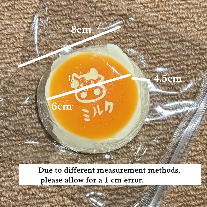 Kawaii Milk Cow Squishy Toy Soft Silicone Stress Relief Slow Rising Squeeze Toys Cute Pink Sensory Fidget Toys for anti-Anxiety