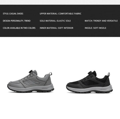 Men'S Spring And Autumn Sports Shoes Rotating Buckle Comfortable And Non Slip Hiking Sports Shoes Plus Size Men'S Shoes 39-48