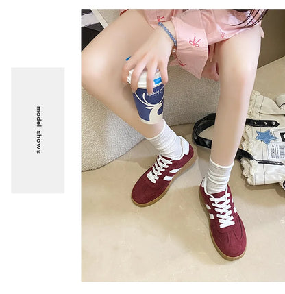Autumn Women Casual Sports Shoes 2025 Comfortable Non Slip Outdoor Casual Shoes Soft Sole Retro Female Sneakers Zapatos Mujer
