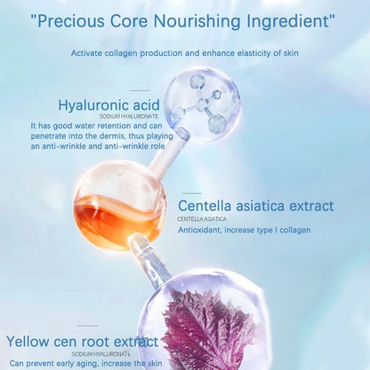 Facial Blue Copper Peptide Antioxidant Freeze-Dried Powder Essence Kit Repair Skin Moisturizing Rejuvenating Skin Care