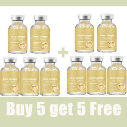 Silk Peptide Ampoule | Anti-Aging Serum with Collagen & 30 Peptide Complex for Intensive Lifting, Skin Tightening & Firming