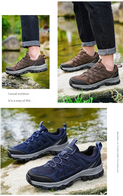 Men'S Hiking Shoes Sports Shoes Classic Design Outdoor Hiking Breathable Lightweight Sports Shoes Autumn New Items 39-48