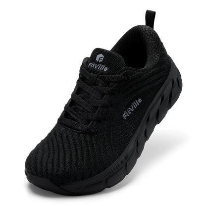 FitVille Wide Toe Box Shoes for Men Cushioned Well Extra Wide Width Shoes Non Slip Wide Lightweight Breathable Running Shoes