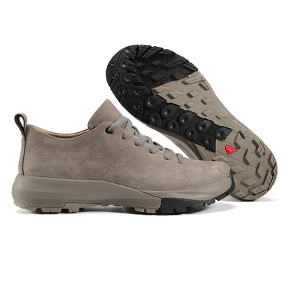 Men Sports Running Shoes Outdoor Walking Soft Casual Sneakers Fashion Designer Genuine Leather Sneaker Waterproof Shoes Men