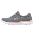Skechers Women's Spring Shoes, Breathable Mesh Athletic Sneakers, Lightweight Running Shoes with Soft Soles 12980-GYPK