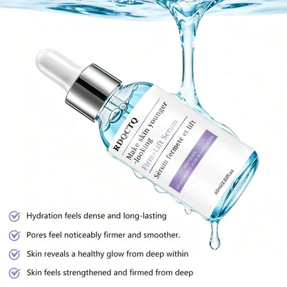 Face Serum with Peptides Hyaluronic Acid Collagen Hydrating Facial Treatment for Smooth Skin Texture & Elasticity Enhancement