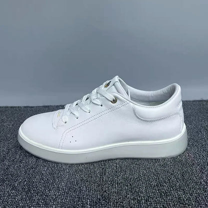 Fashion Genuine Leather Men Sneakers Breathable Comfort Classic Casual Shoes Mens Outdoor Walking Shoes Couple Footwear
