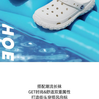 2026 Summer Hollow Out Closed Toe Non-slip Sandals Soft Bottom Sandals Men Lightweight Thick-soled Garden Shoes