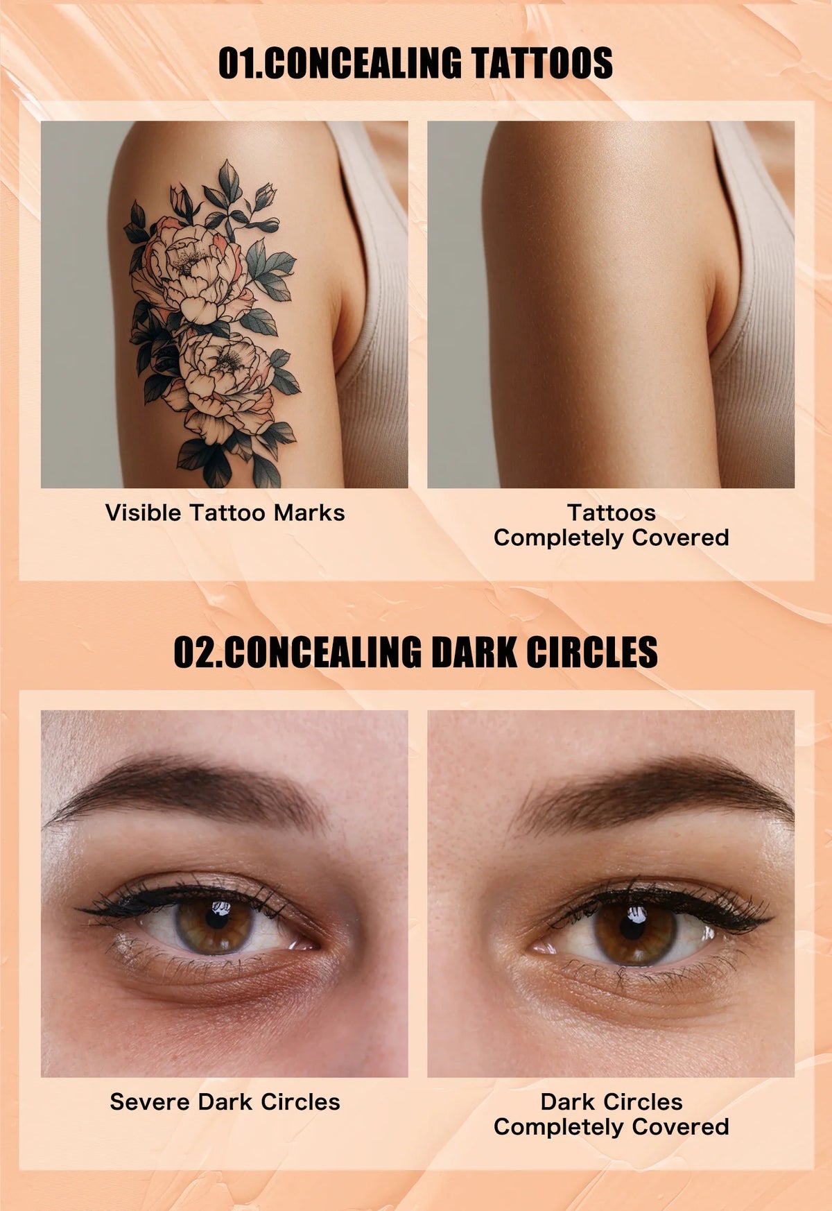 Face Foundation Contour Stick Long-wear Lightweight Brighten Stick Face Concealer Blemish Contouring Beauty Makeup