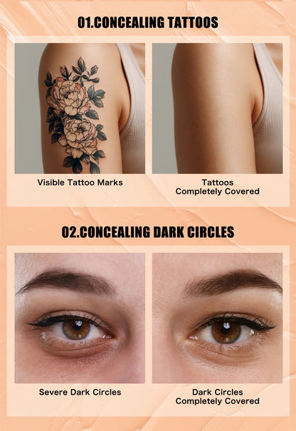 Face Foundation Contour Stick Long-wear Lightweight Brighten Stick Face Concealer Blemish Contouring Beauty Makeup