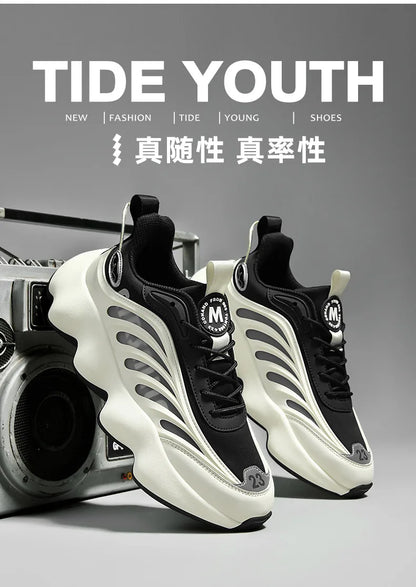 Luxury Men's Breathable Running Sneakers Casual Trainer Fashion Loafers Race Tenis Shoes for Male