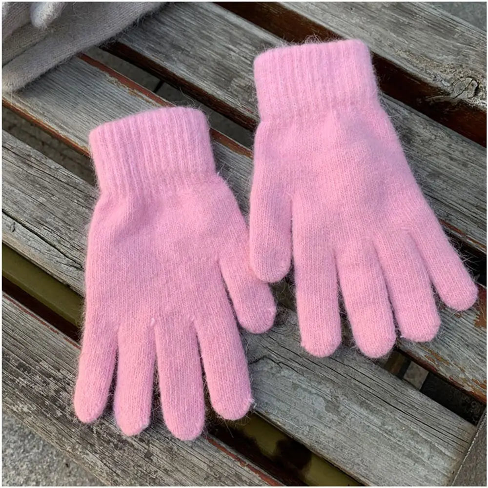 Fashion Elastic Outdoor Warm Thick Winter Gloves Mittens Full Finger Gloves