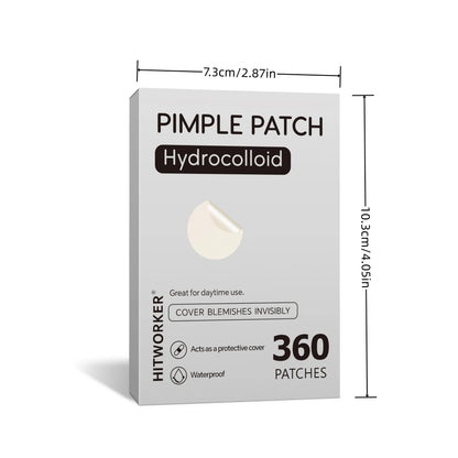 360pcs Face Acne Patch Invisible Skin Care Pimple Acne Patches Anti-inflammatory Healing Absorbing Spot Sticker Covering Acne