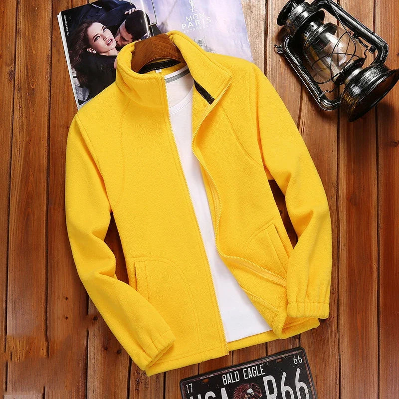 2023 New Winter Women's Zipper Cardigan Sweatershirt Warm Coral Fleece Jacket Ladies Outdoor Running Polar Fleece Coat Clothes