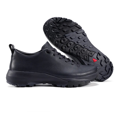 Men Sports Running Shoes Outdoor Walking Soft Casual Sneakers Fashion Designer Genuine Leather Sneaker Waterproof Shoes Men