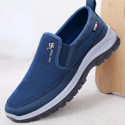 2026 Men Casual Shoes Breathable Soft Bottom Sneakers Men Non-Slip Walking Shoes Comfortable Slip-On Men Loafers Tenis Masculino