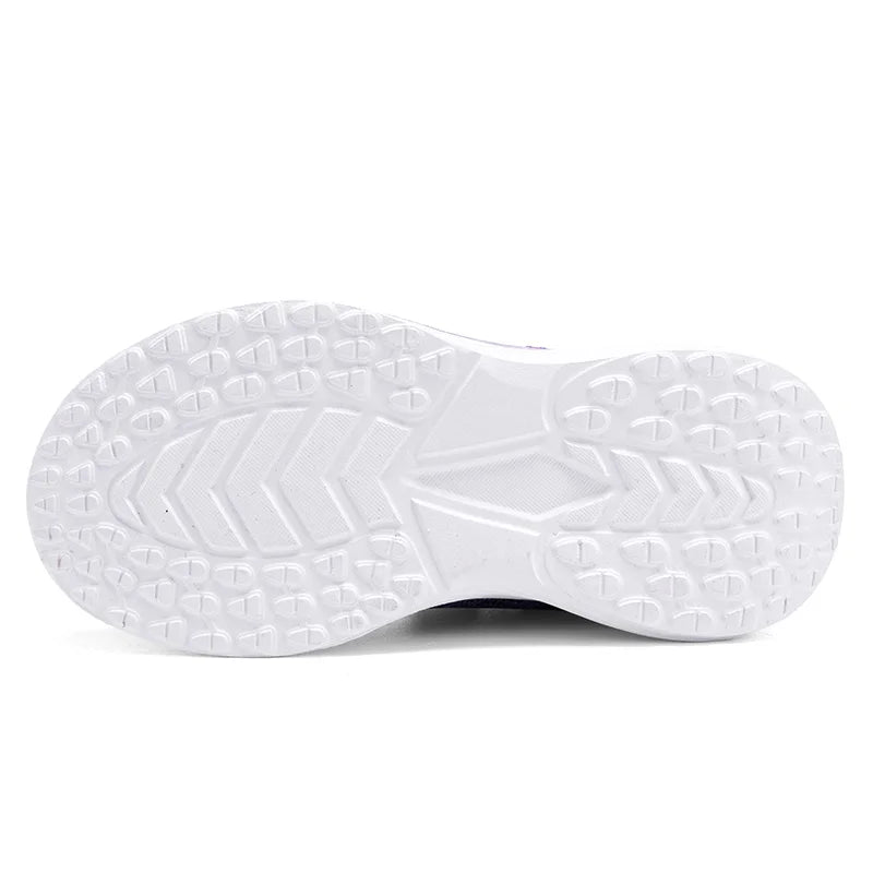 Knit Girls Tenis Sneaker Children Shoes 4-12 Years Lightweight Soft Platform Kids Casual Shoes Sports Sneaker for Girls