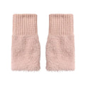 Half-finger Plush Winter Gloves Touch Screen Cold-proof  Warm Fingerless Knitted Wrist Guard Student Office Writing Work Outdoor