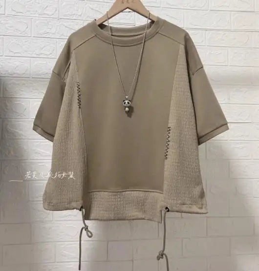 White Hoodie Women Long Sleeve Drawstring Casual Sweatshirts