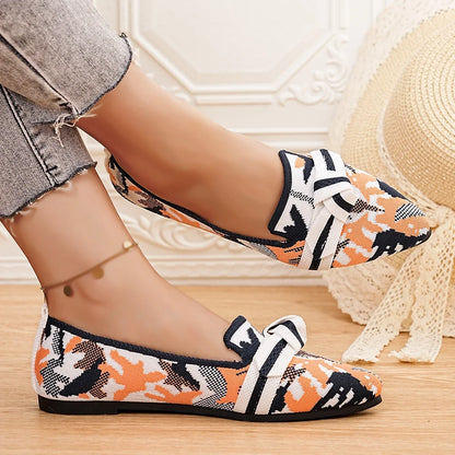 New Women's Loafers Ballet Flat Shoes Spring/autumn Fashion Pointed Toe Casual Low Heeled Women's Flat Shoes  Size 36-43